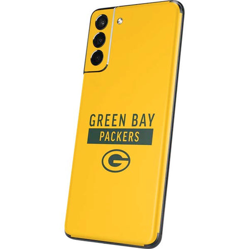 NFL Green Bay Packers Yellow Performance Series Galaxy S21 5G Skin