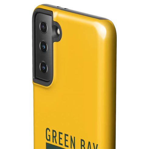 NFL Green Bay Packers Yellow Performance Series Galaxy S21 Plus 5G Pro Case