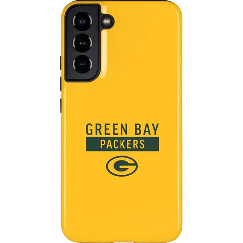 NFL Green Bay Packers Yellow Performance Series Galaxy S22 Plus Pro Case