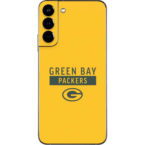 NFL Green Bay Packers Yellow Performance Series Galaxy S22 Plus Skin