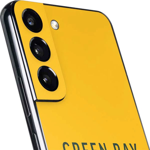 NFL Green Bay Packers Yellow Performance Series Galaxy S22 Skin