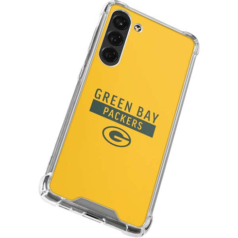 NFL Green Bay Packers Yellow Performance Series Galaxy S23 Plus Clear Case