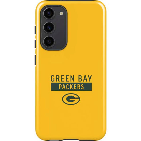 NFL Green Bay Packers Yellow Performance Series Galaxy S23 Plus Pro Case