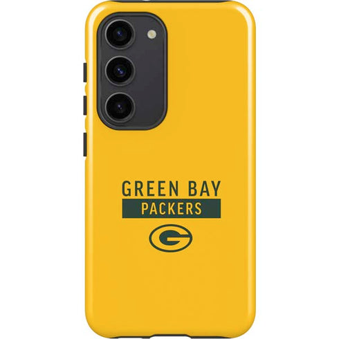 NFL Green Bay Packers Yellow Performance Series Galaxy S23 Pro Case