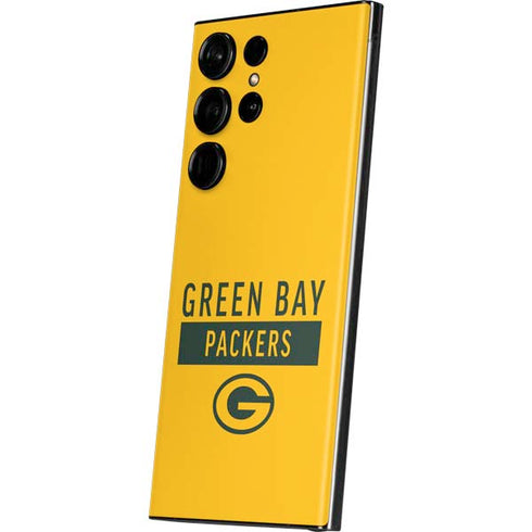 NFL Green Bay Packers Yellow Performance Series Galaxy S23 Ultra Skin