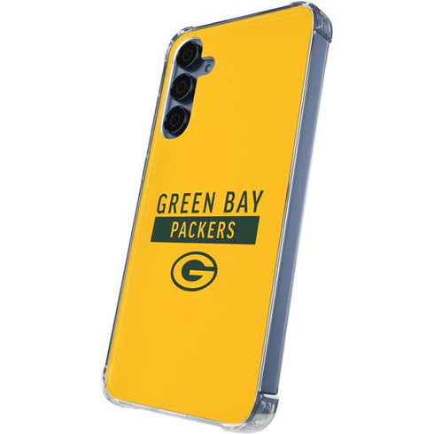 NFL Green Bay Packers Yellow Performance Series Galaxy S24 Clear Case