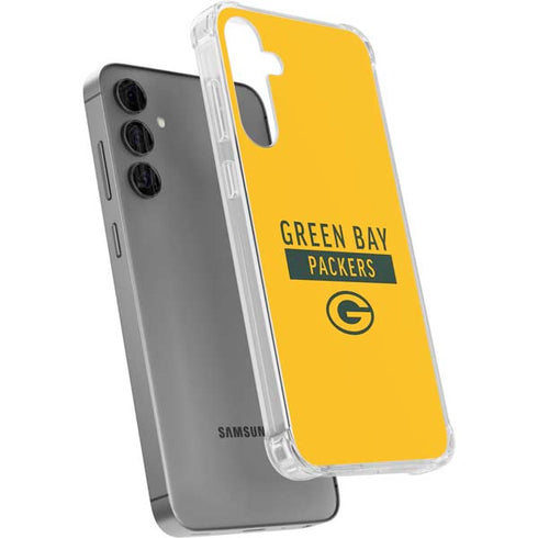 NFL Green Bay Packers Yellow Performance Series Galaxy S24 Plus Clear Case