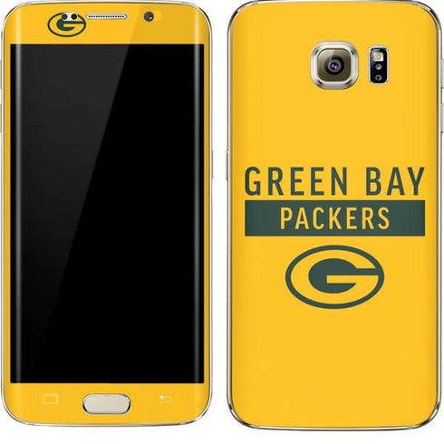 NFL Green Bay Packers Yellow Performance Series Galaxy S7 Edge Skin