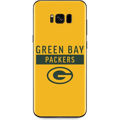 NFL Green Bay Packers Yellow Performance Series Galaxy S8 Plus Skin