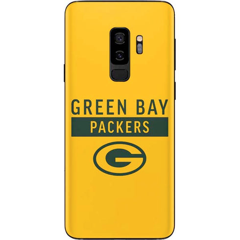 NFL Green Bay Packers Yellow Performance Series Galaxy S9 Plus Skin