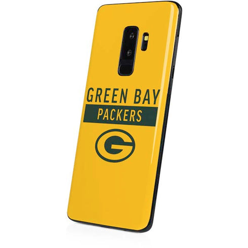 NFL Green Bay Packers Yellow Performance Series Galaxy S9 Plus Skin