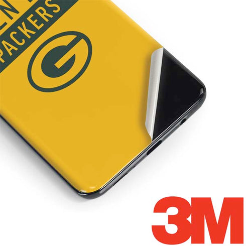 NFL Green Bay Packers Yellow Performance Series Galaxy S9 Plus Skin