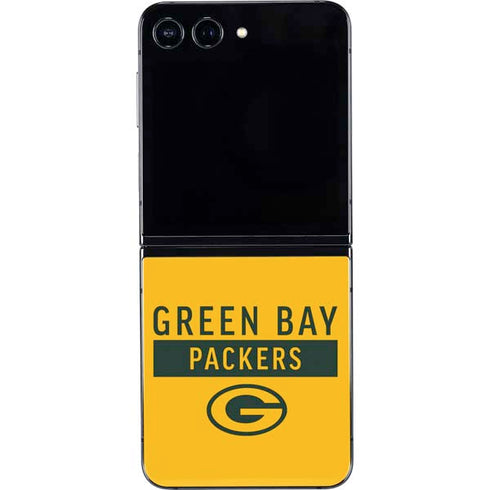 NFL Green Bay Packers Yellow Performance Series Galaxy Z Flip5 5G Skin