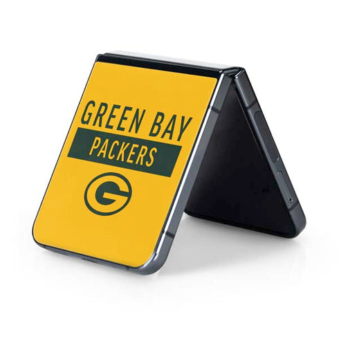 NFL Green Bay Packers Yellow Performance Series Galaxy Z Flip5 5G Skin