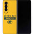 NFL Green Bay Packers Yellow Performance Series Galaxy Z Fold4 5G Skin