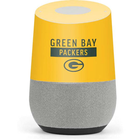 NFL Green Bay Packers Yellow Performance Series Google Home Skin