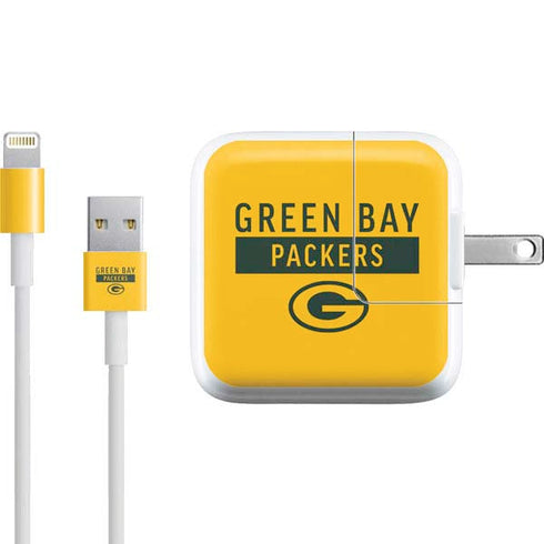 NFL Green Bay Packers Yellow Performance Series iPad Charger (10W USB) Skin