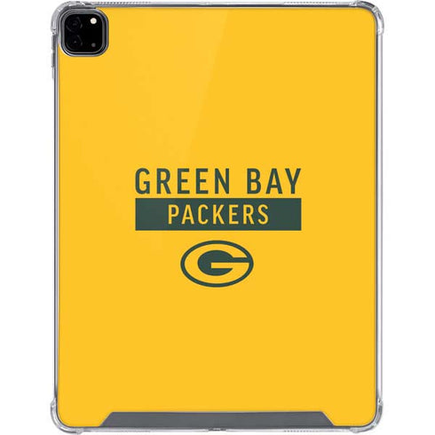 NFL Green Bay Packers Yellow Performance Series iPad Pro 12.9in (2020) Clear Case