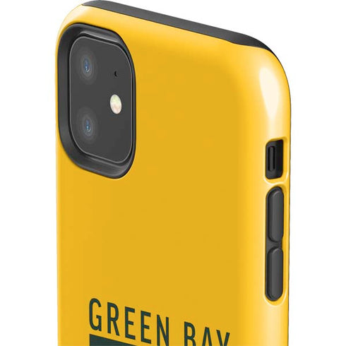 NFL Green Bay Packers Yellow Performance Series iPhone 11 Impact Case