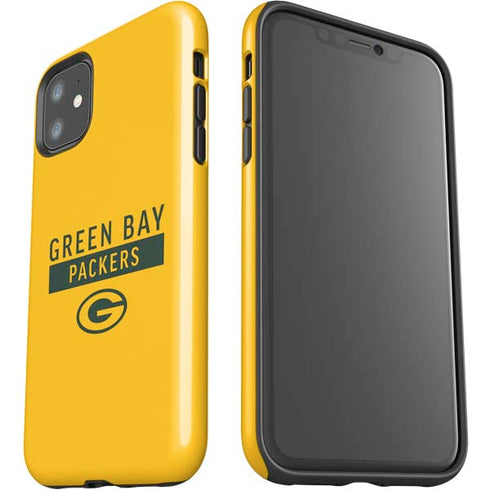 NFL Green Bay Packers Yellow Performance Series iPhone 11 Impact Case