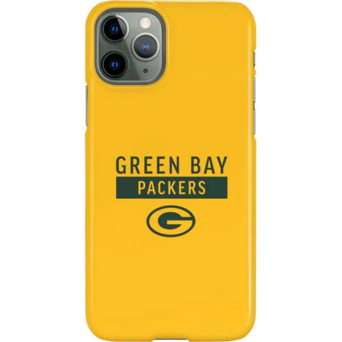 NFL Green Bay Packers Yellow Performance Series iPhone 11 Pro Lite Case
