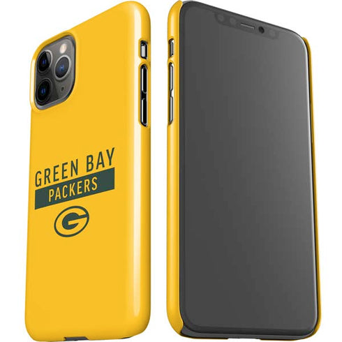 NFL Green Bay Packers Yellow Performance Series iPhone 11 Pro Lite Case