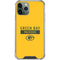 NFL Green Bay Packers Yellow Performance Series iPhone 11 Pro Max Clear Case