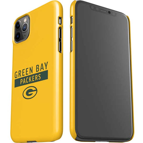 NFL Green Bay Packers Yellow Performance Series iPhone 11 Pro Max Lite Case