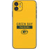 NFL Green Bay Packers Yellow Performance Series iPhone 11 Skin