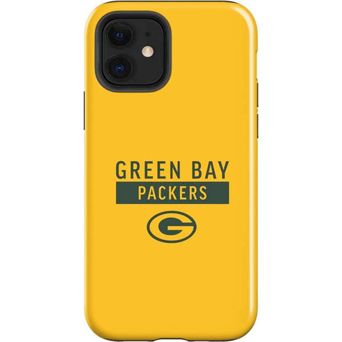 NFL Green Bay Packers Yellow Performance Series iPhone 12 Impact Case