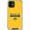 NFL Green Bay Packers Yellow Performance Series iPhone 12 Mini Clear Case