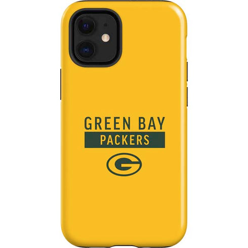NFL Green Bay Packers Yellow Performance Series iPhone 12 Mini Impact Case