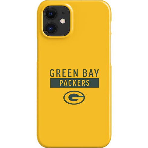 NFL Green Bay Packers Yellow Performance Series iPhone 12 Mini Lite Case