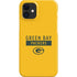 NFL Green Bay Packers Yellow Performance Series iPhone 12 Mini Lite Case