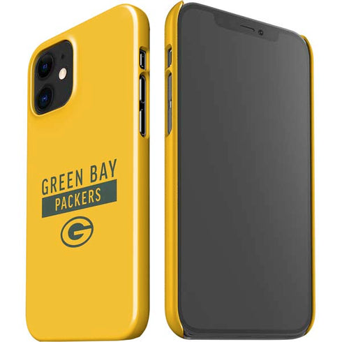 NFL Green Bay Packers Yellow Performance Series iPhone 12 Mini Lite Case