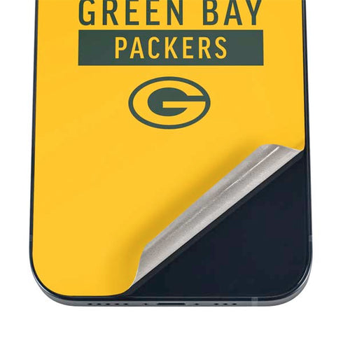 NFL Green Bay Packers Yellow Performance Series iPhone 12 Mini Skin