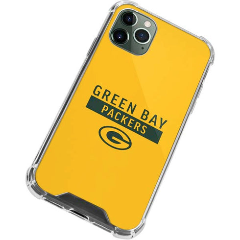 NFL Green Bay Packers Yellow Performance Series iPhone 12 Pro Clear Case