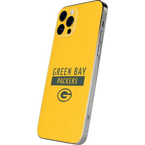 NFL Green Bay Packers Yellow Performance Series iPhone 12 Pro Skin