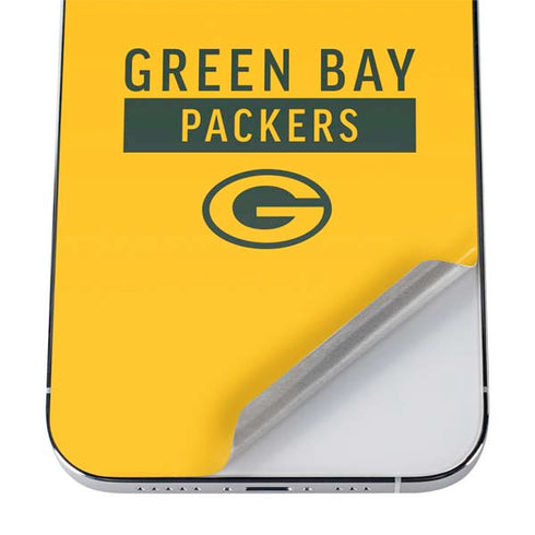 NFL Green Bay Packers Yellow Performance Series iPhone 12 Pro Skin
