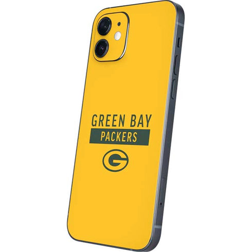 NFL Green Bay Packers Yellow Performance Series iPhone 12 Skin