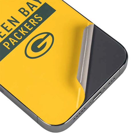 NFL Green Bay Packers Yellow Performance Series iPhone 13 Pro Max Skin