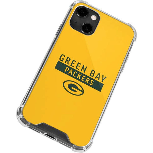 NFL Green Bay Packers Yellow Performance Series iPhone 14 Clear Case