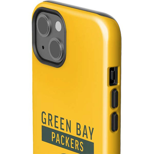 NFL Green Bay Packers Yellow Performance Series iPhone 15 Plus Impact Case