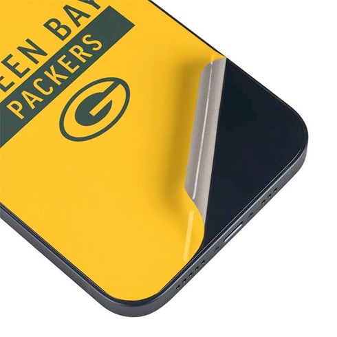 NFL Green Bay Packers Yellow Performance Series iPhone 14 Plus Skin