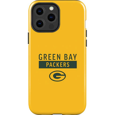 NFL Green Bay Packers Yellow Performance Series iPhone 15 Pro Max Impact Case
