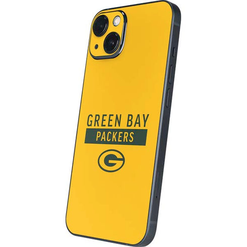 NFL Green Bay Packers Yellow Performance Series iPhone 14 Skin