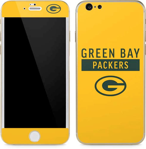 NFL Green Bay Packers Yellow Performance Series iPhone 6/6s Skin