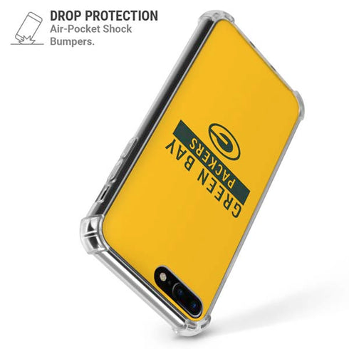 NFL Green Bay Packers Yellow Performance Series iPhone 7/8 Plus Clear Case