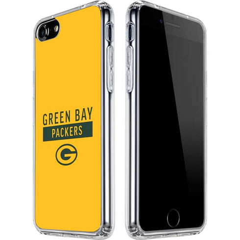 NFL Green Bay Packers Yellow Performance Series iPhone SE (2nd & 3rd Gen) Clear Case