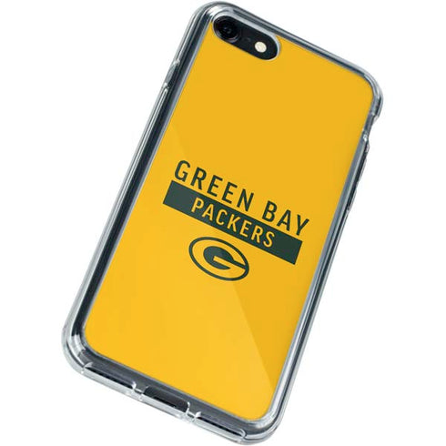 NFL Green Bay Packers Yellow Performance Series iPhone SE (2nd & 3rd Gen) Clear Case